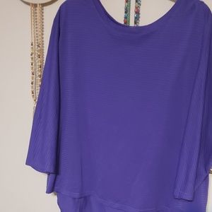 Purple dolman top